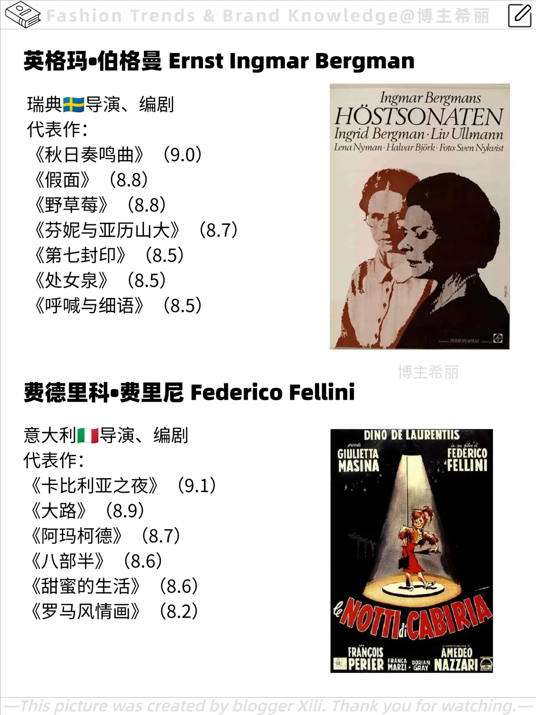 🎬电影导演❗著名影片合集第一弹🔥