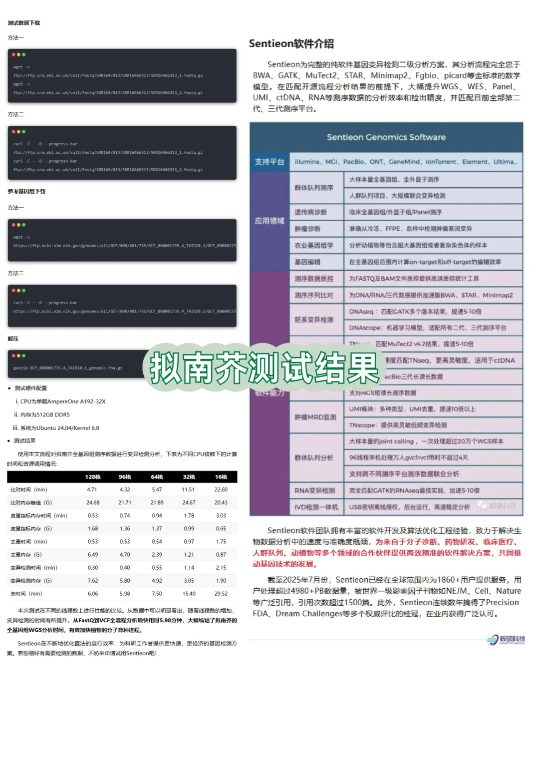 6️⃣分钟获得拟南芥的全基因组结果！