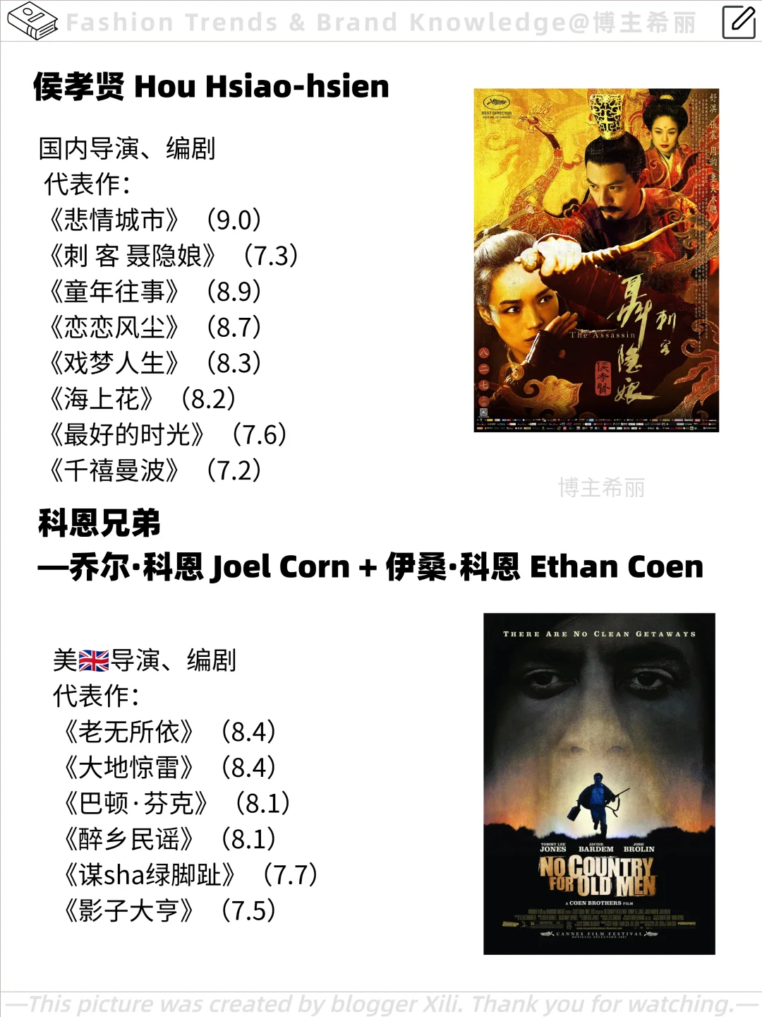 🎬电影导演❗著名影片合集第一弹🔥