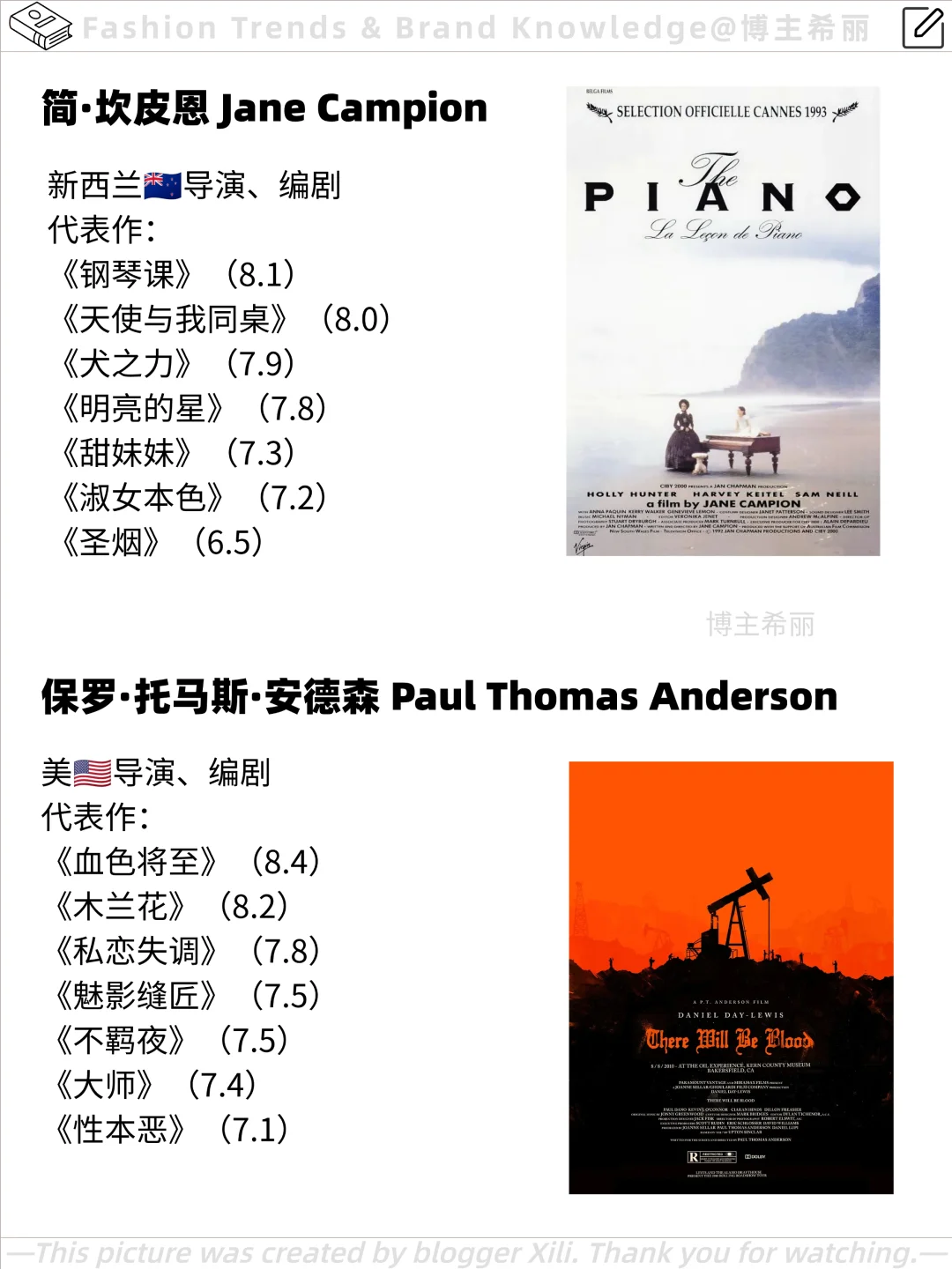 🎬电影导演❗著名影片合集第一弹🔥