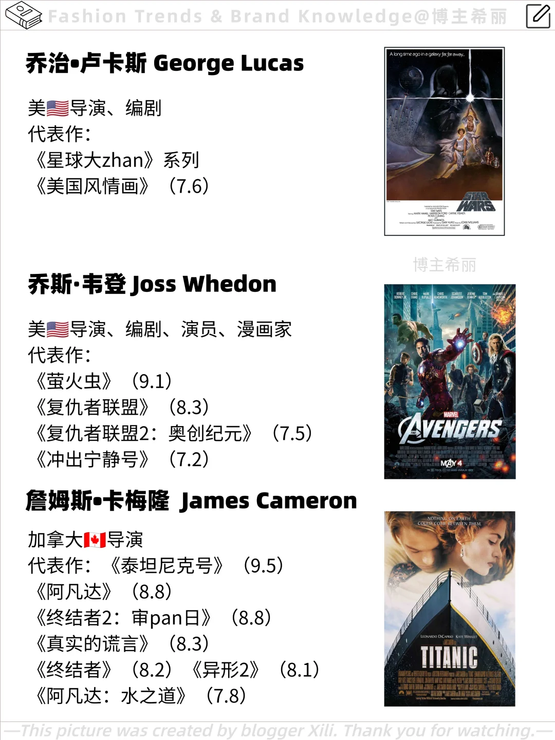 🎬电影导演❗著名影片合集第一弹🔥