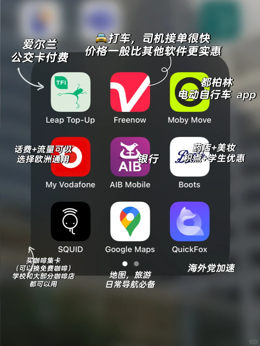 爱尔兰欧洲留学必备app