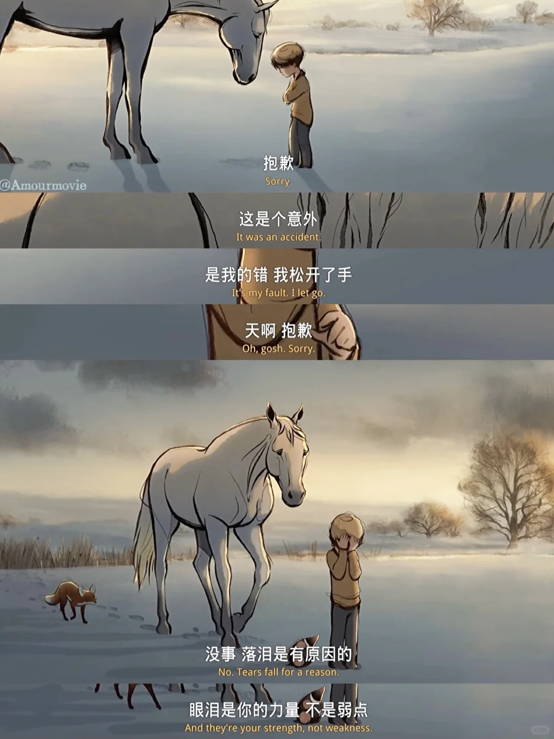 句句台词都戳在心尖上😭 成年人也爱看‼️