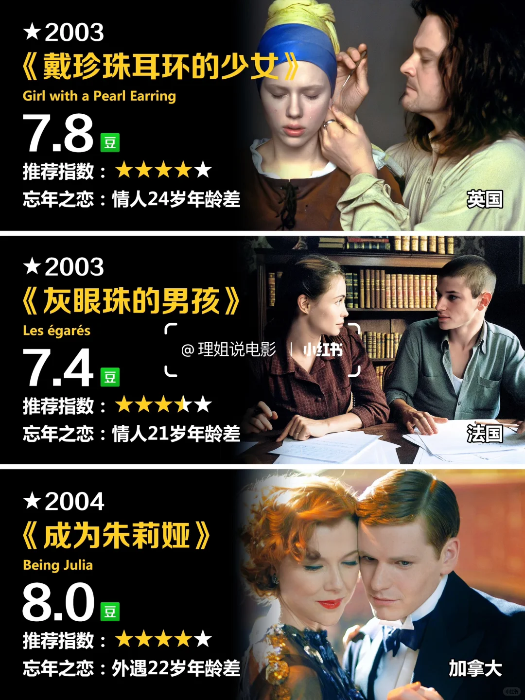 🎬忘年恋❤️‍🔥盘点24部欧美爱情电影