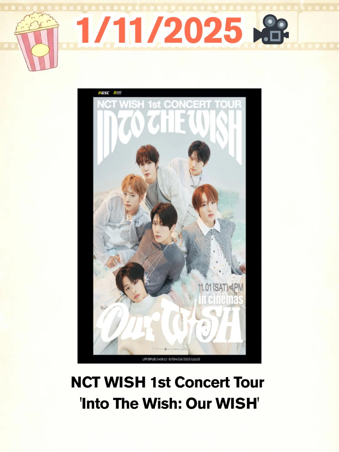 🇲🇾 11月看什么电影 ~