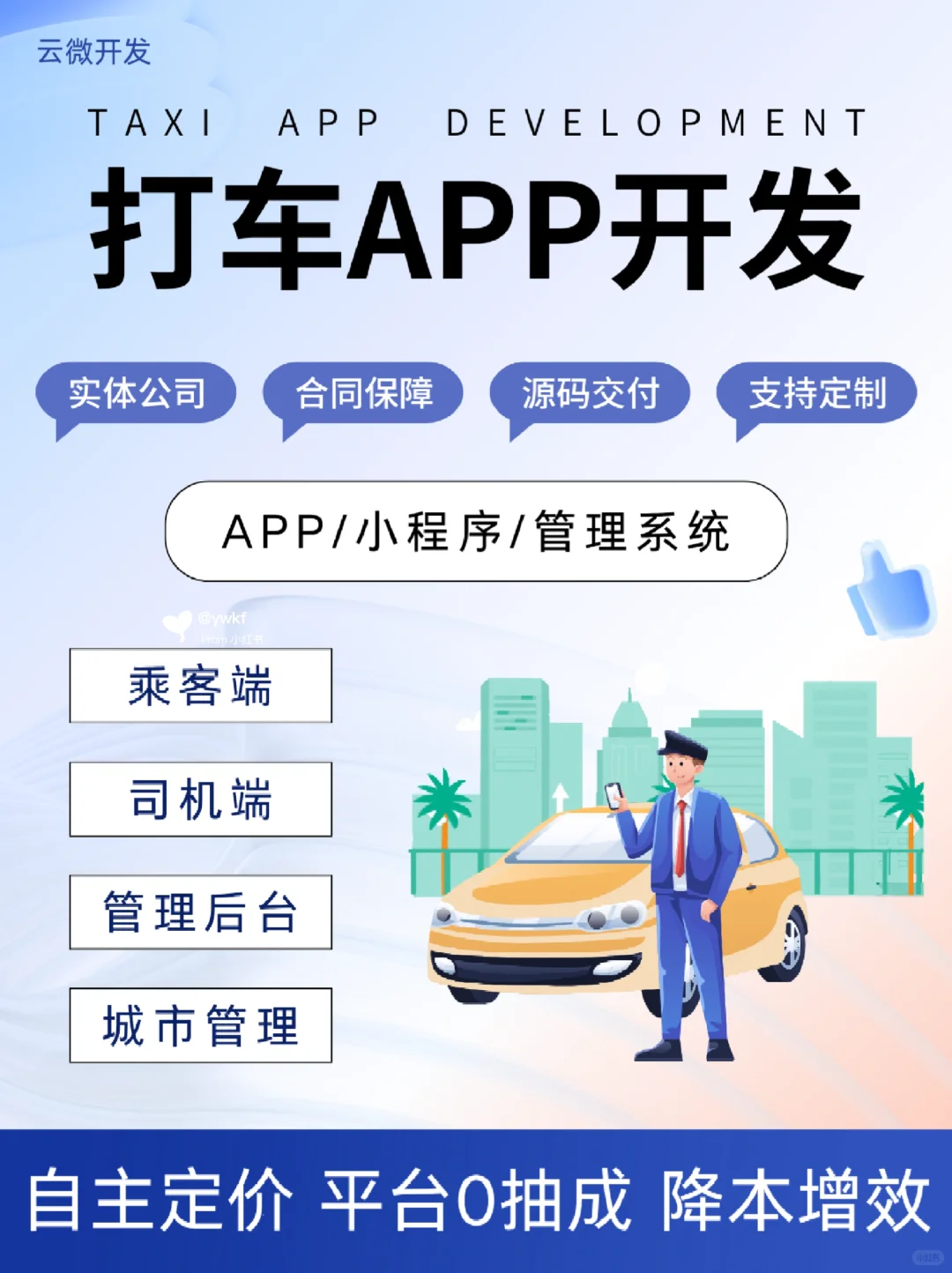 开发一个打车软件app，司机乘客双赢🔥