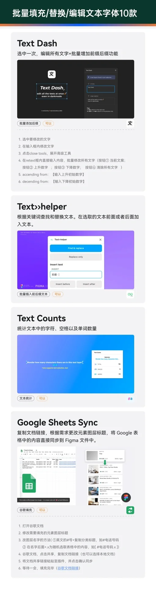 figma好用插件分类汇总推荐