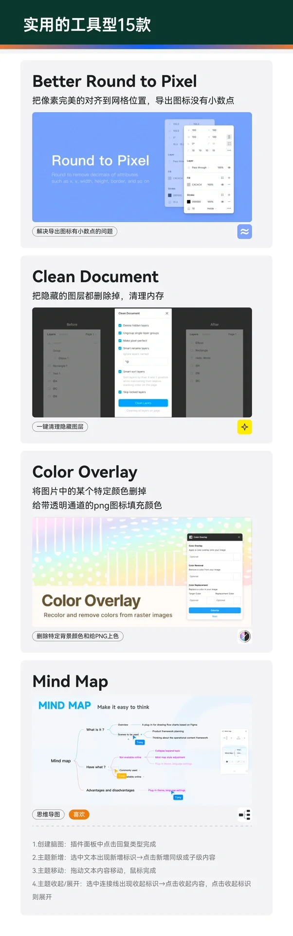 figma好用插件分类汇总推荐
