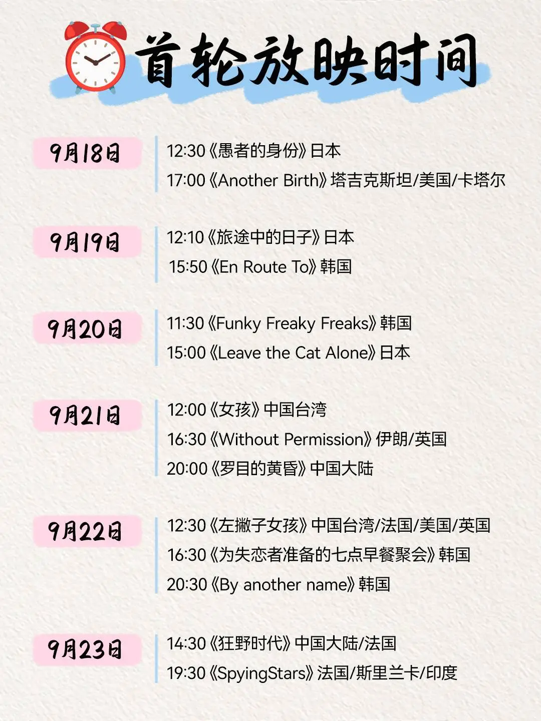 25年釜山电影节攻略🎬还能领100+机票补贴