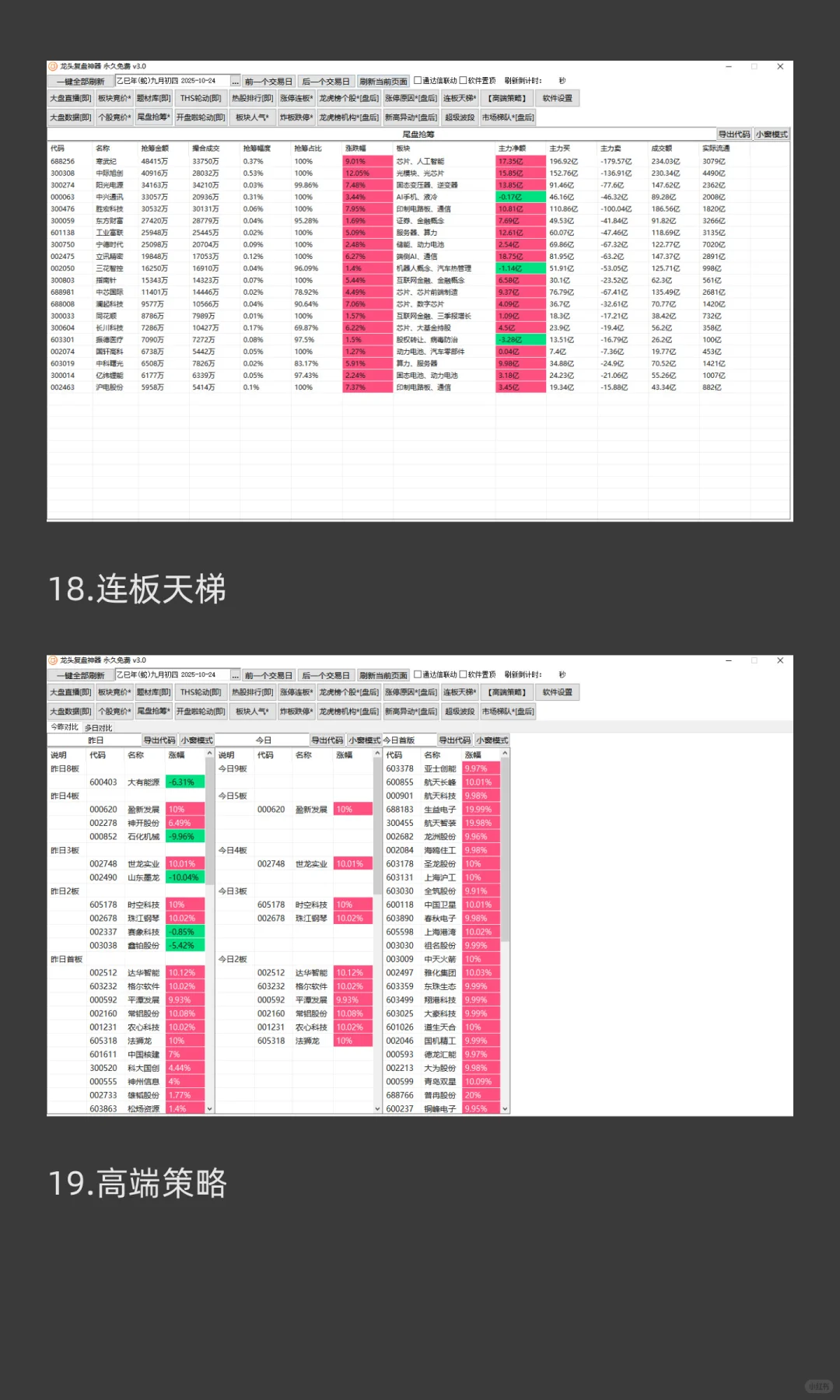 龙头复盘神器，永久免费！