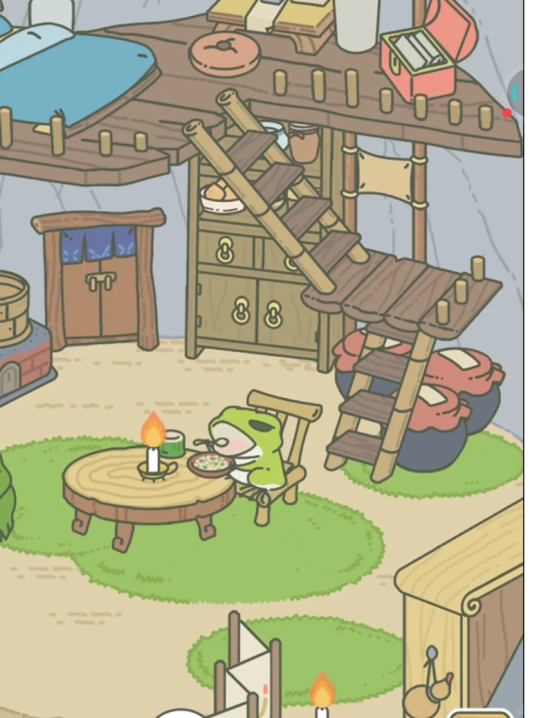 一个手机养了四个蛙蛙