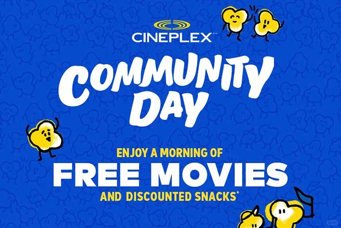 Cineplex Community Day社区日看免费电影