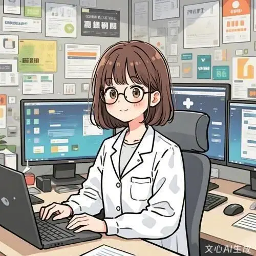 百度程序媛用文心app生成漫画形象