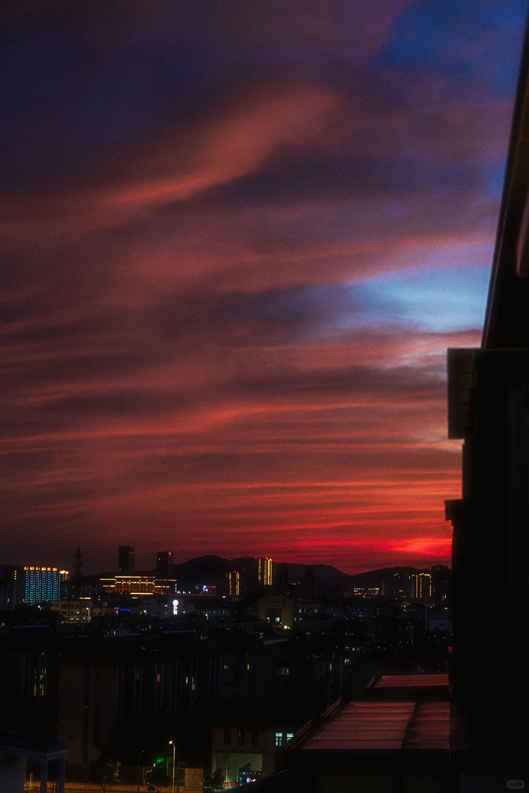 如果“每天”是一部电影，那晚霞就是