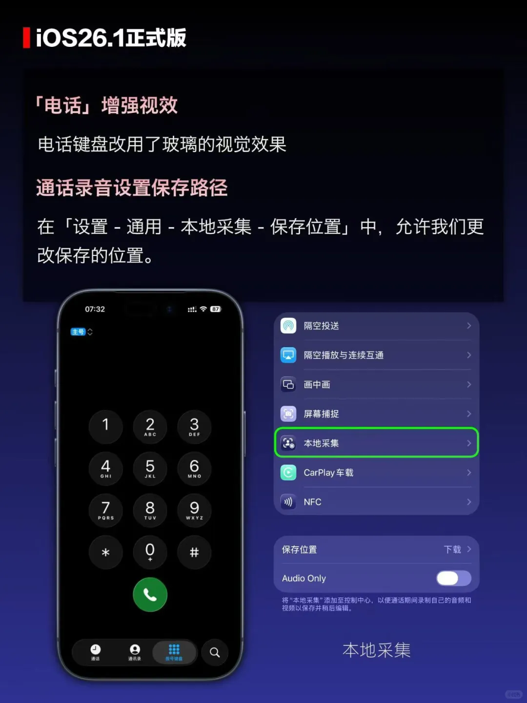 iOS 26.1更新一览🔍