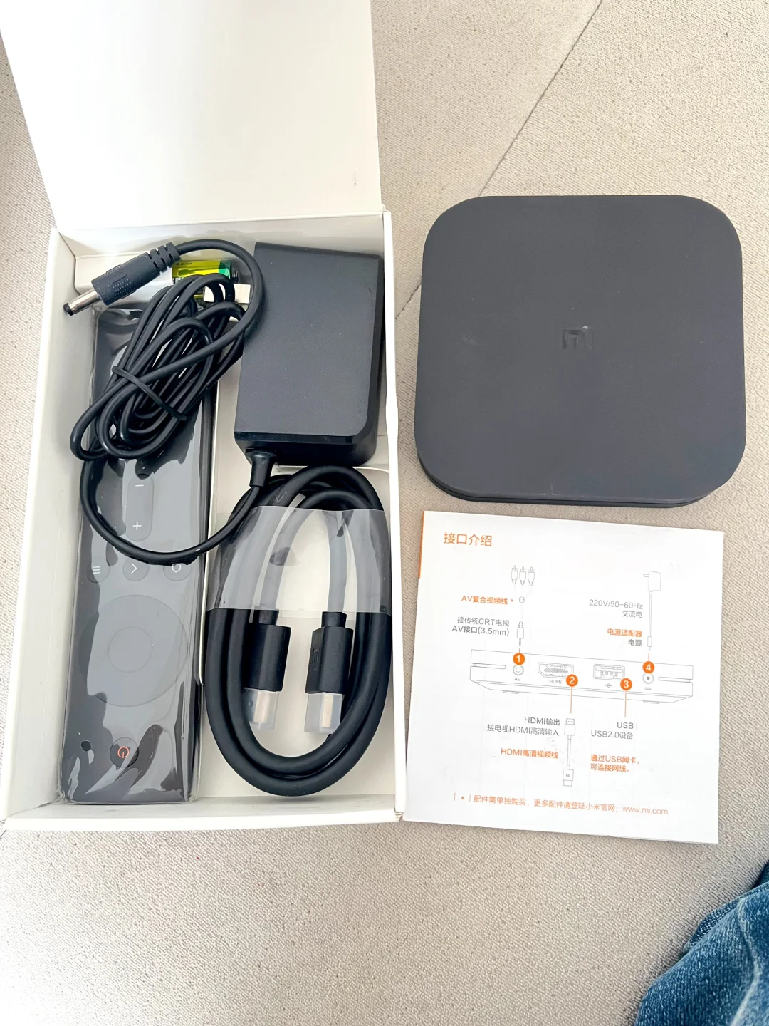 小米电视盒子全新未用50出