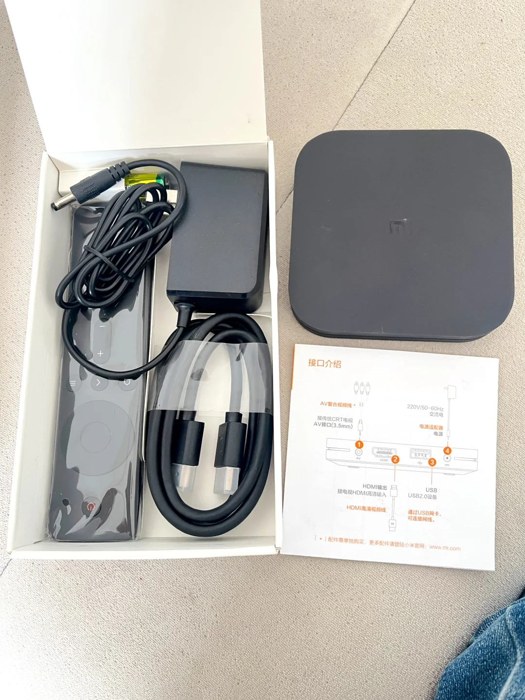 小米电视盒子全新未用50出