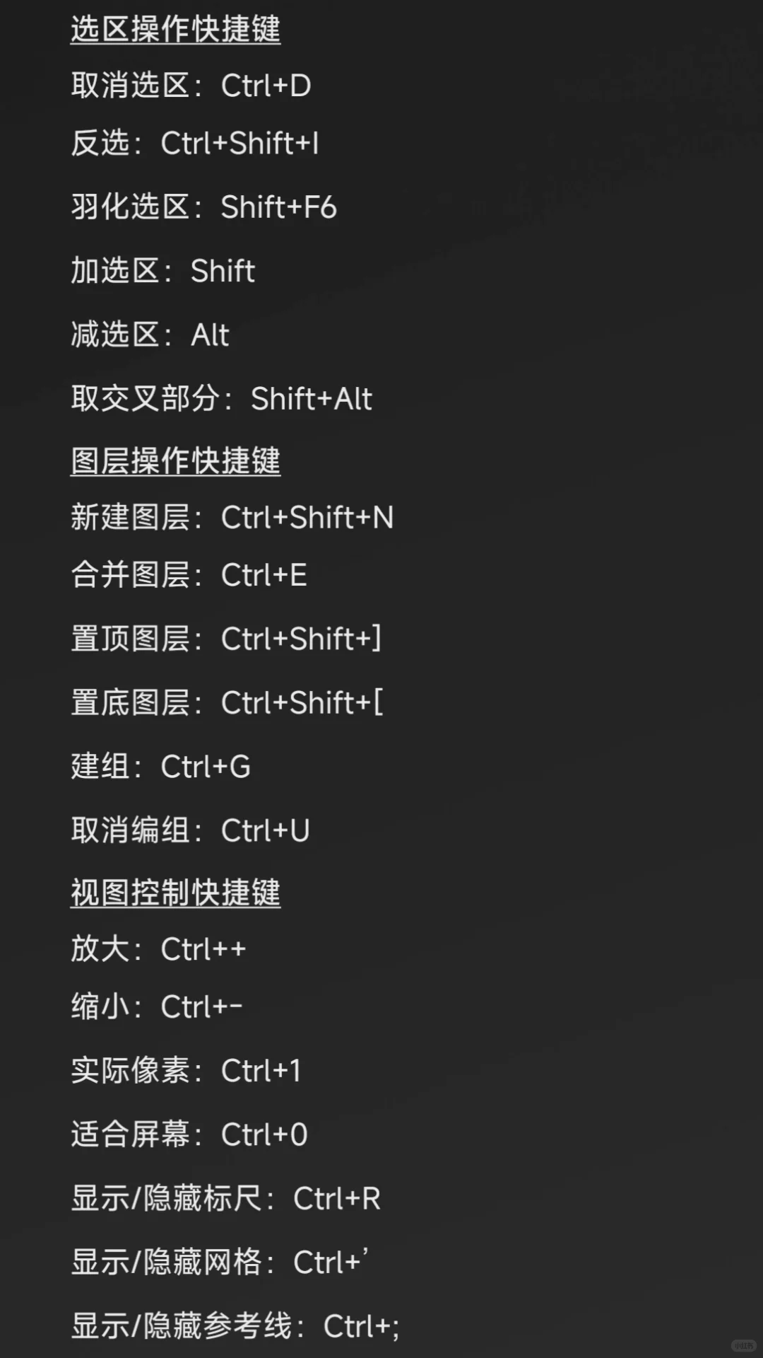会这些PS就会一大半了！