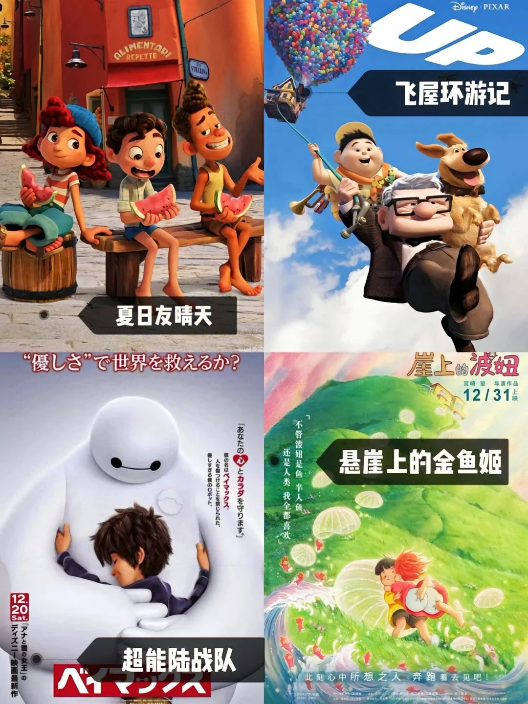 孩子们必看的动画电影