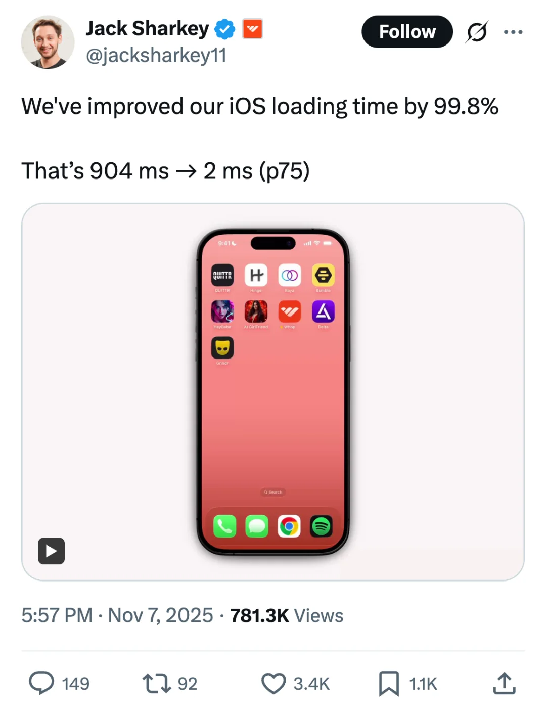 iOS加载速度暴增450倍