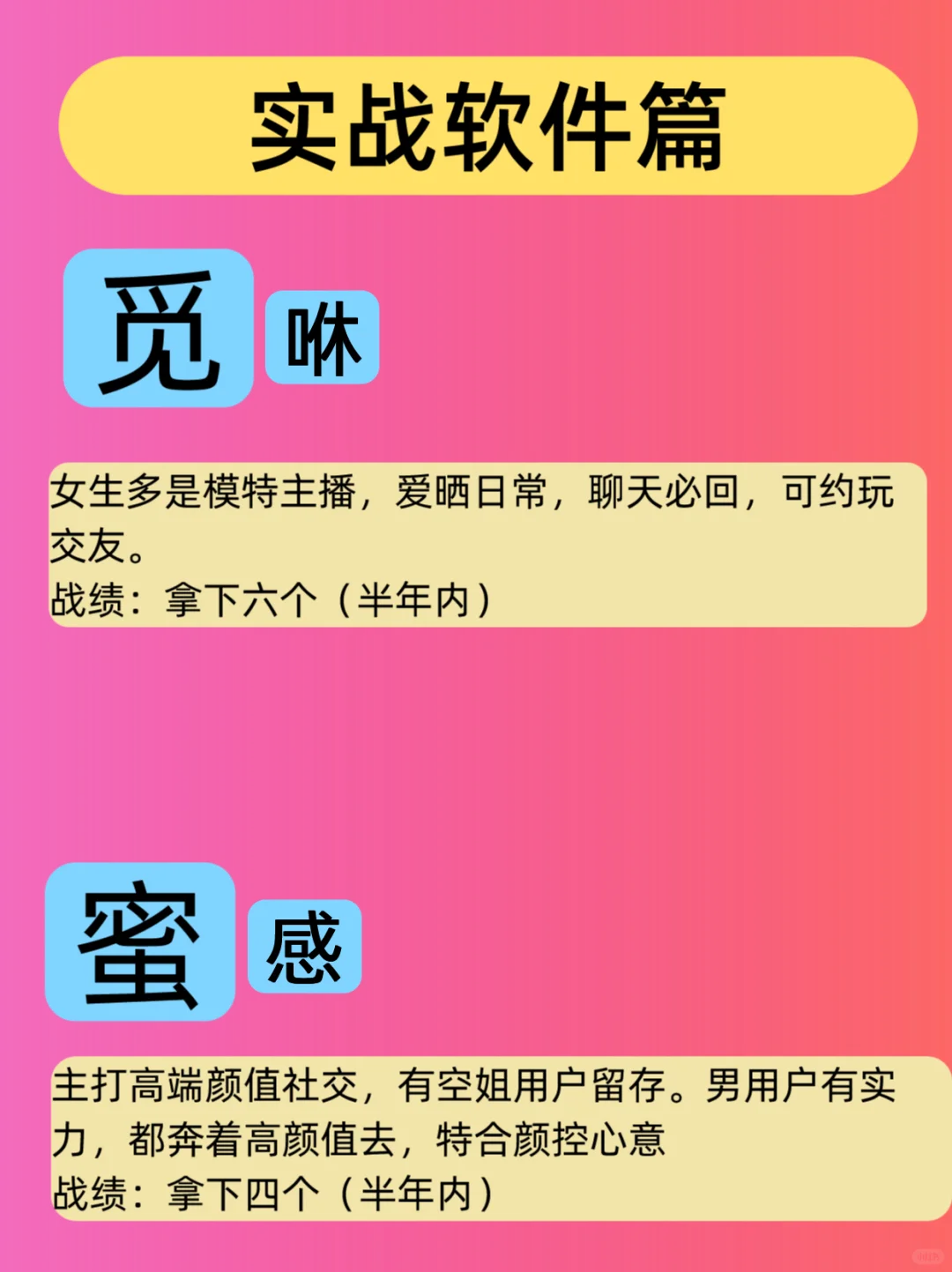 除了某陌，能有的同城约会的实战软件还有吗