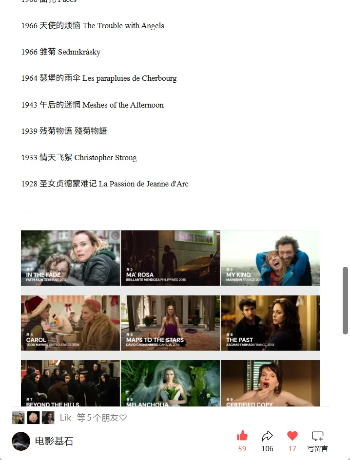 影史最重要的50部女权主义电影