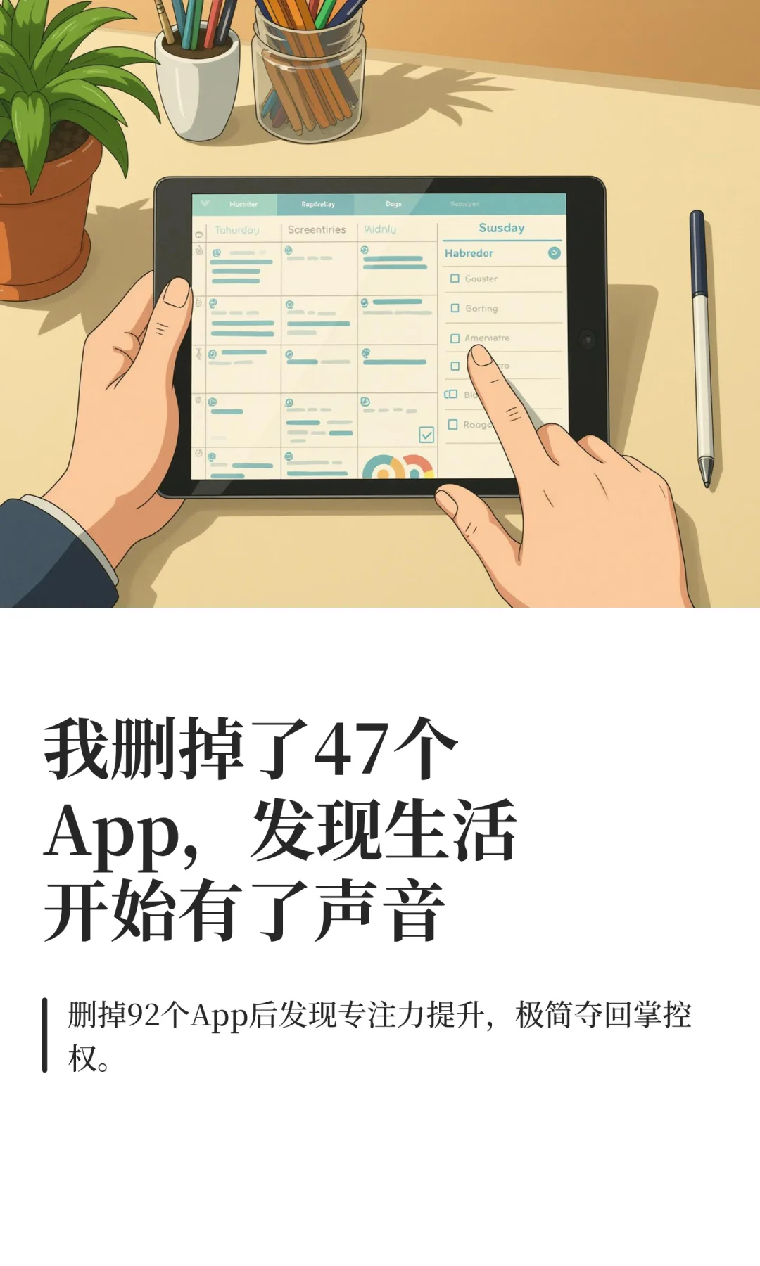 我删掉了47个App，发现生活开始有了声音