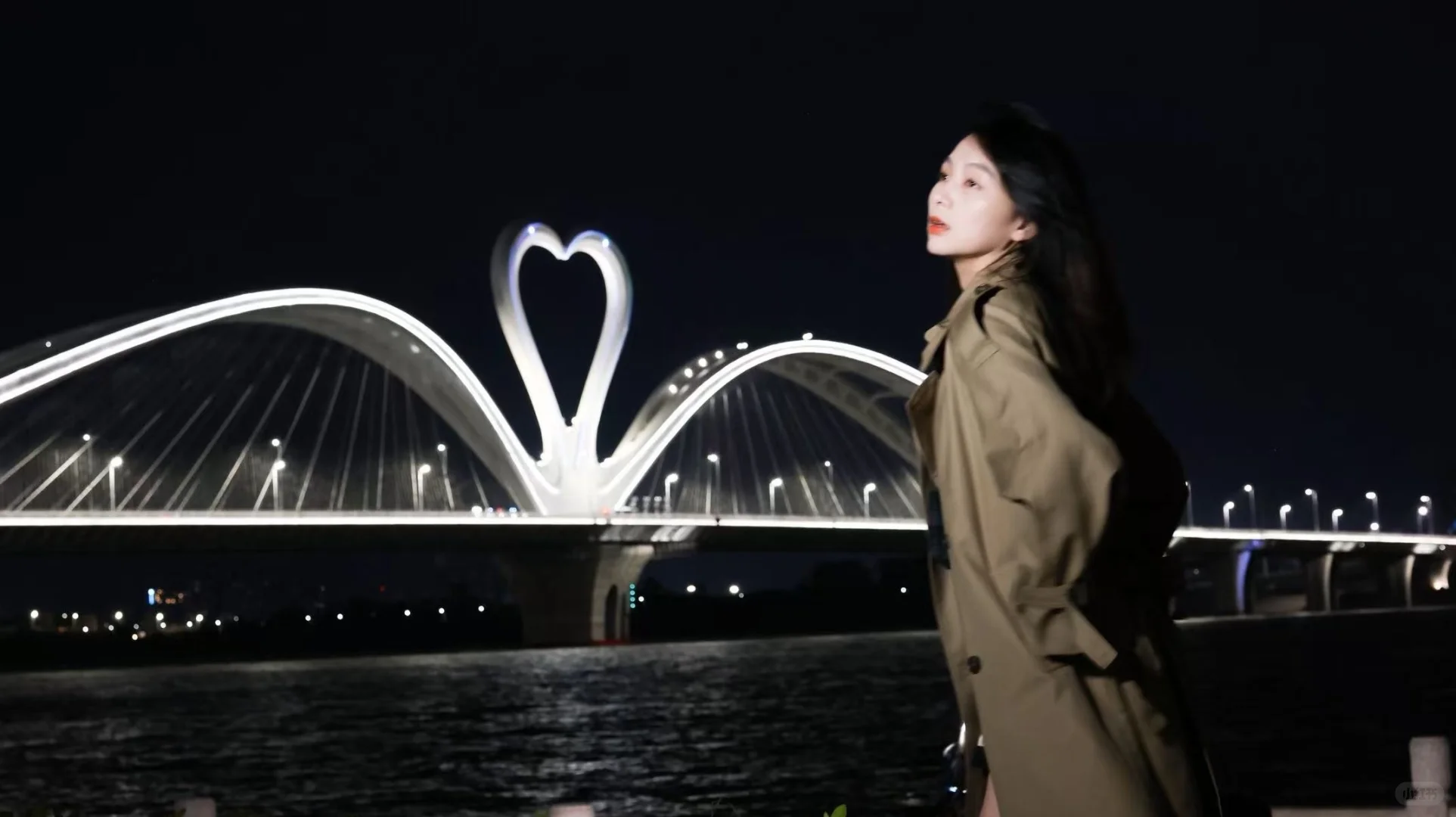 夜景鹅城大桥|“每个人都是电影的主角”