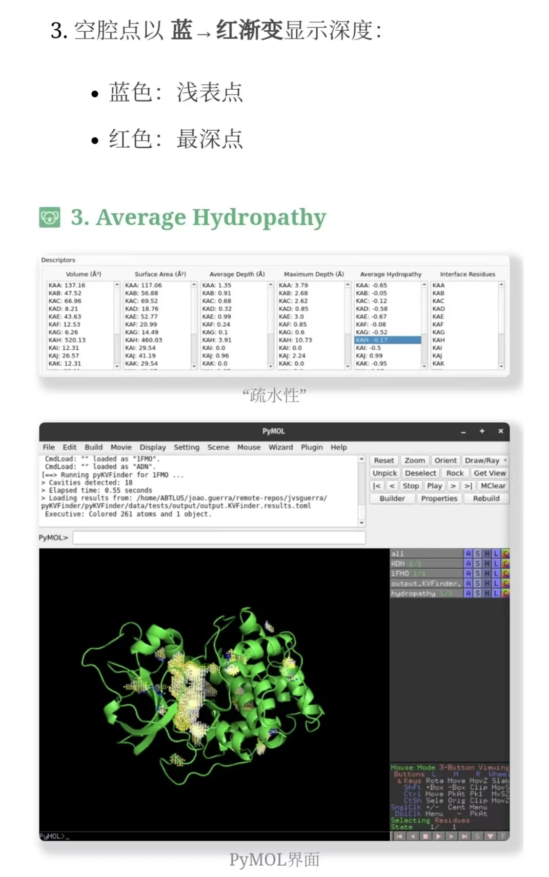 PyMOL插件教程 | 使用pyKVFinder找结合位点