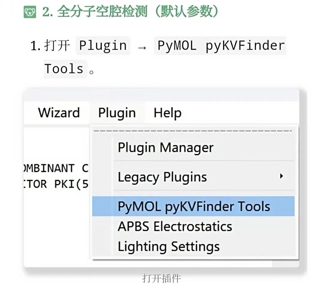 PyMOL插件教程 | 使用pyKVFinder找结合位点