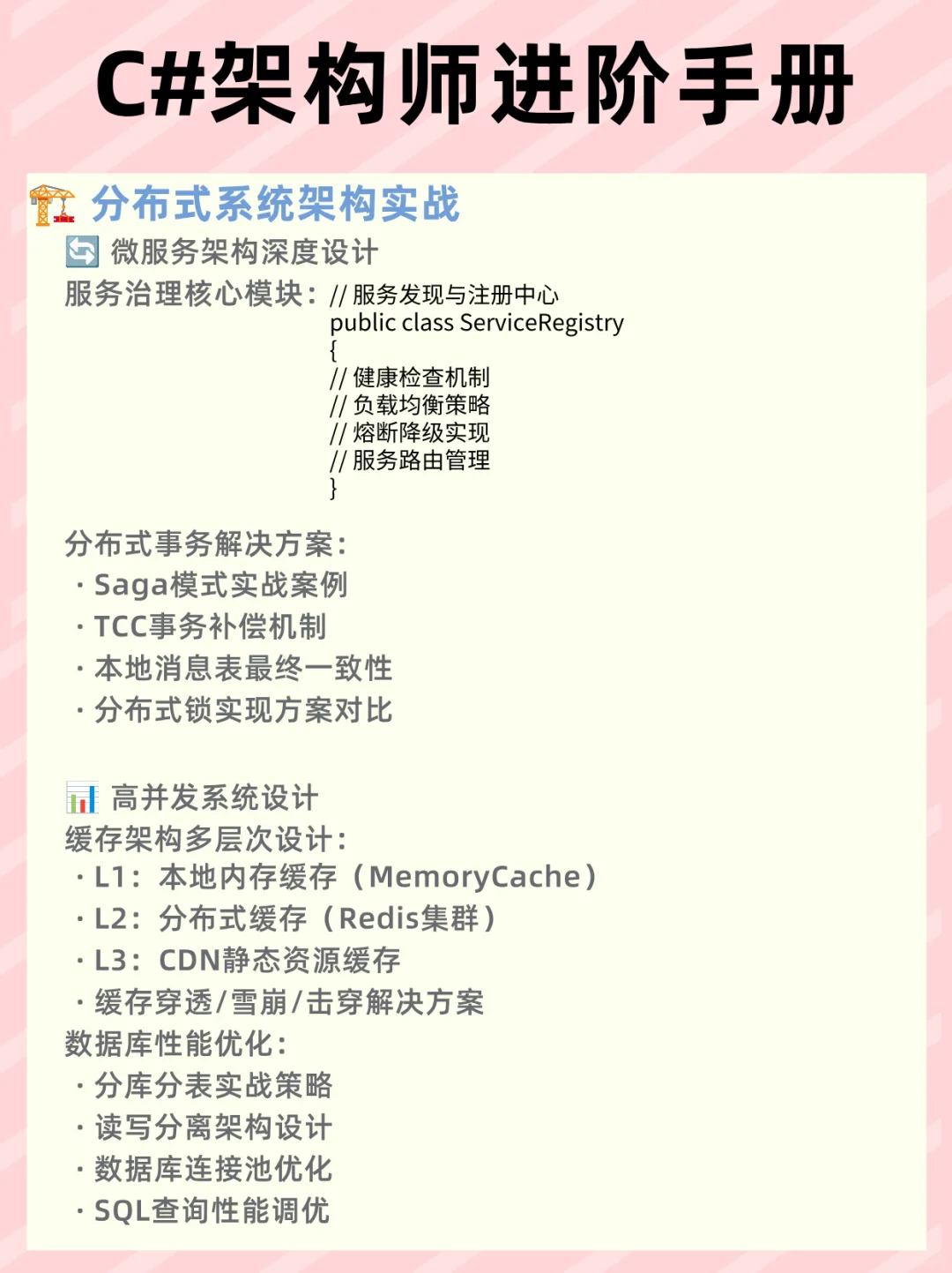 分布式系统+性能优化+源码解析