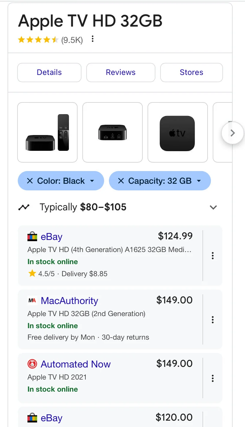 湾区出闲置全新AppleTV电视机顶盒