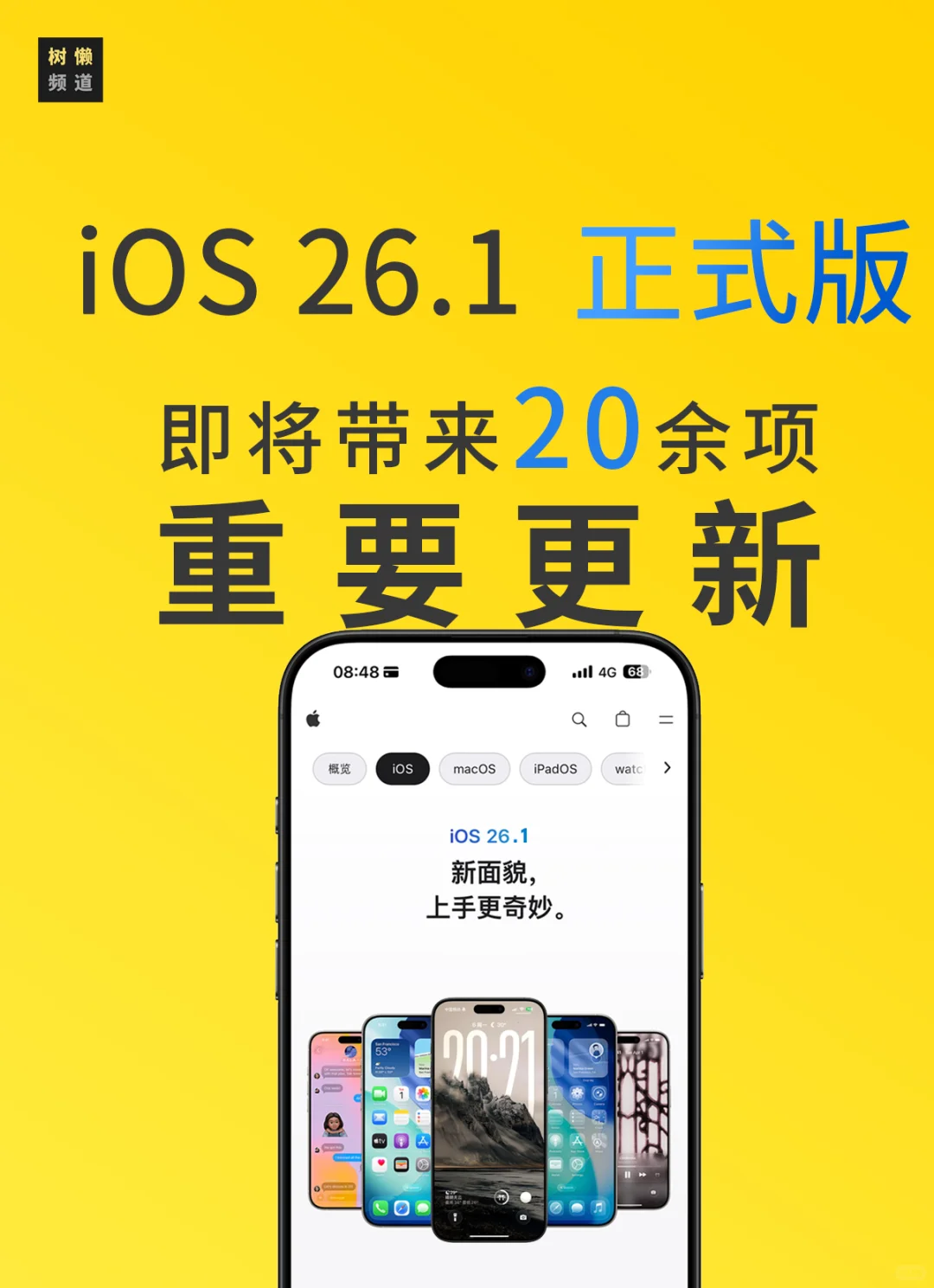 iOS 26.1 正式版即将带来20余项重要更新！
