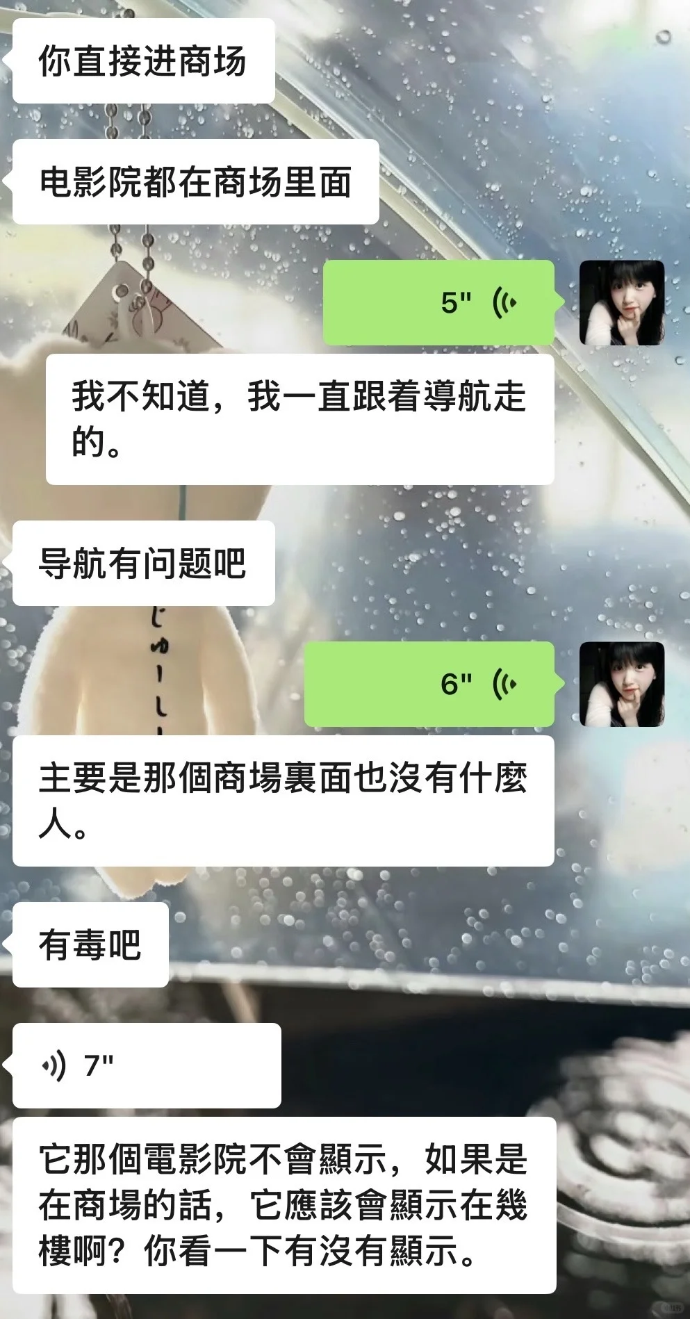 第一次一个人去看电影 迷路了…