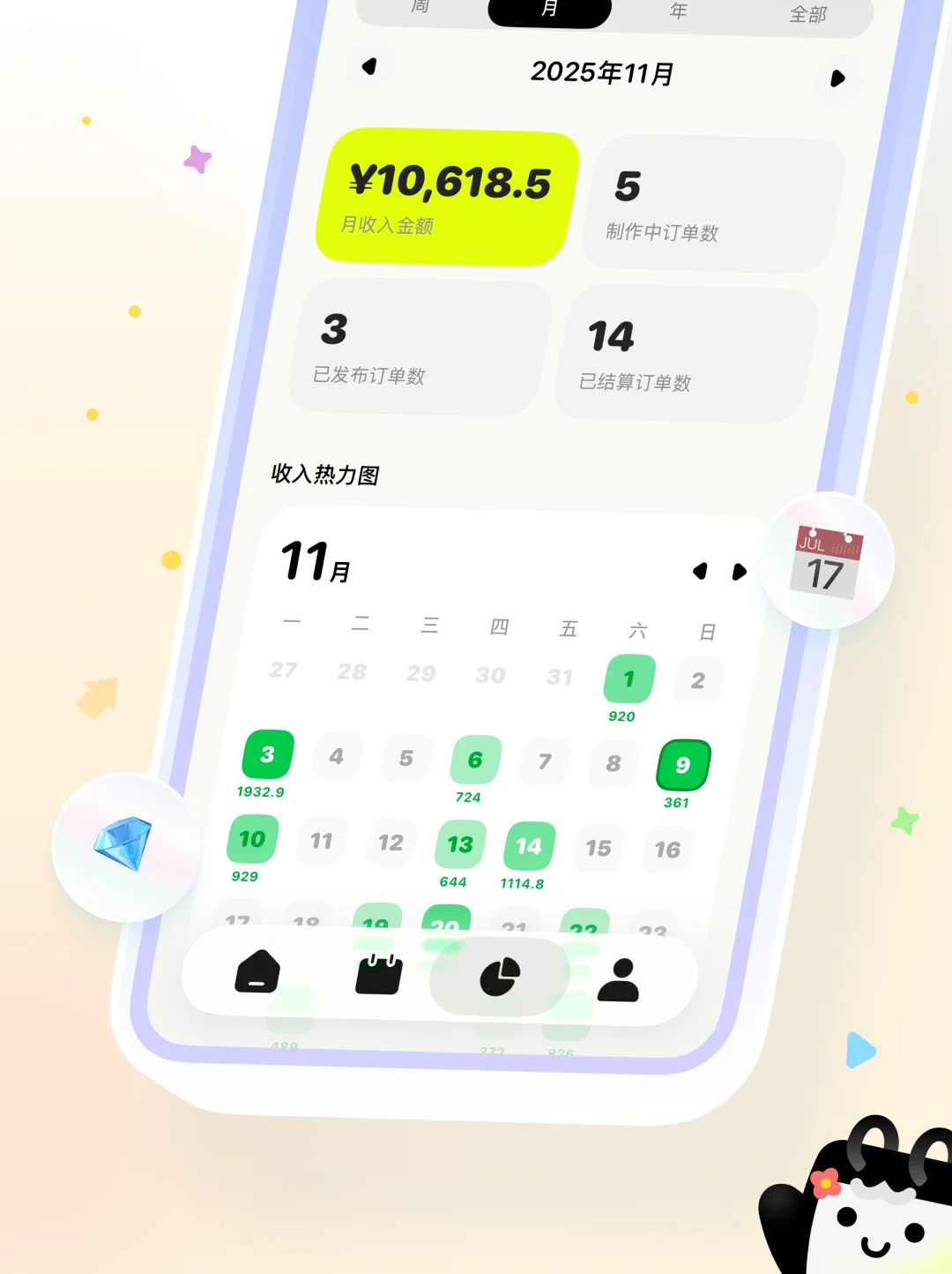 🌟来体验不一样的记账、排期宝藏App！