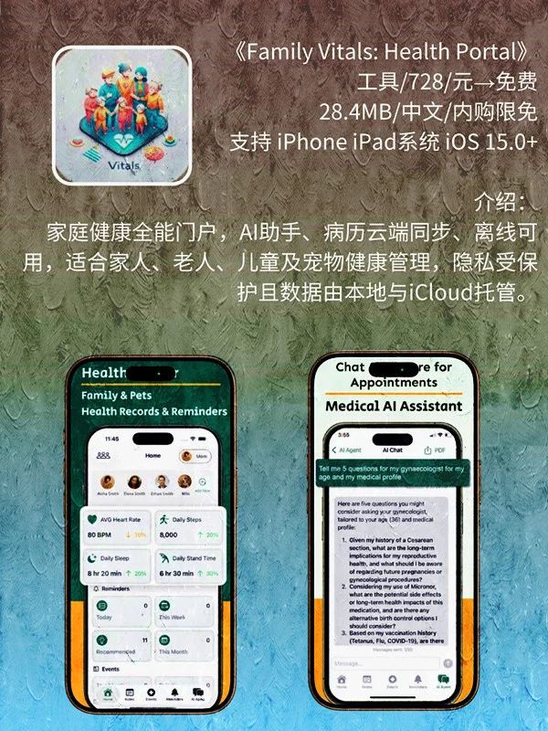 11月 08日 iOS 限免 APP，¥1794→免费