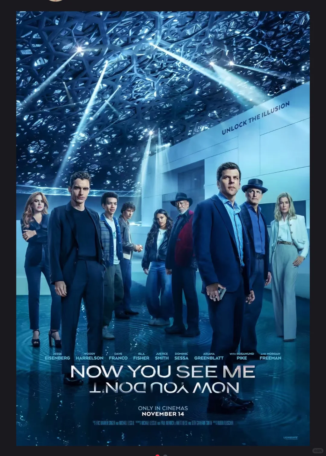 惊天魔盗团3已看完！非常的一般呀……失望😓