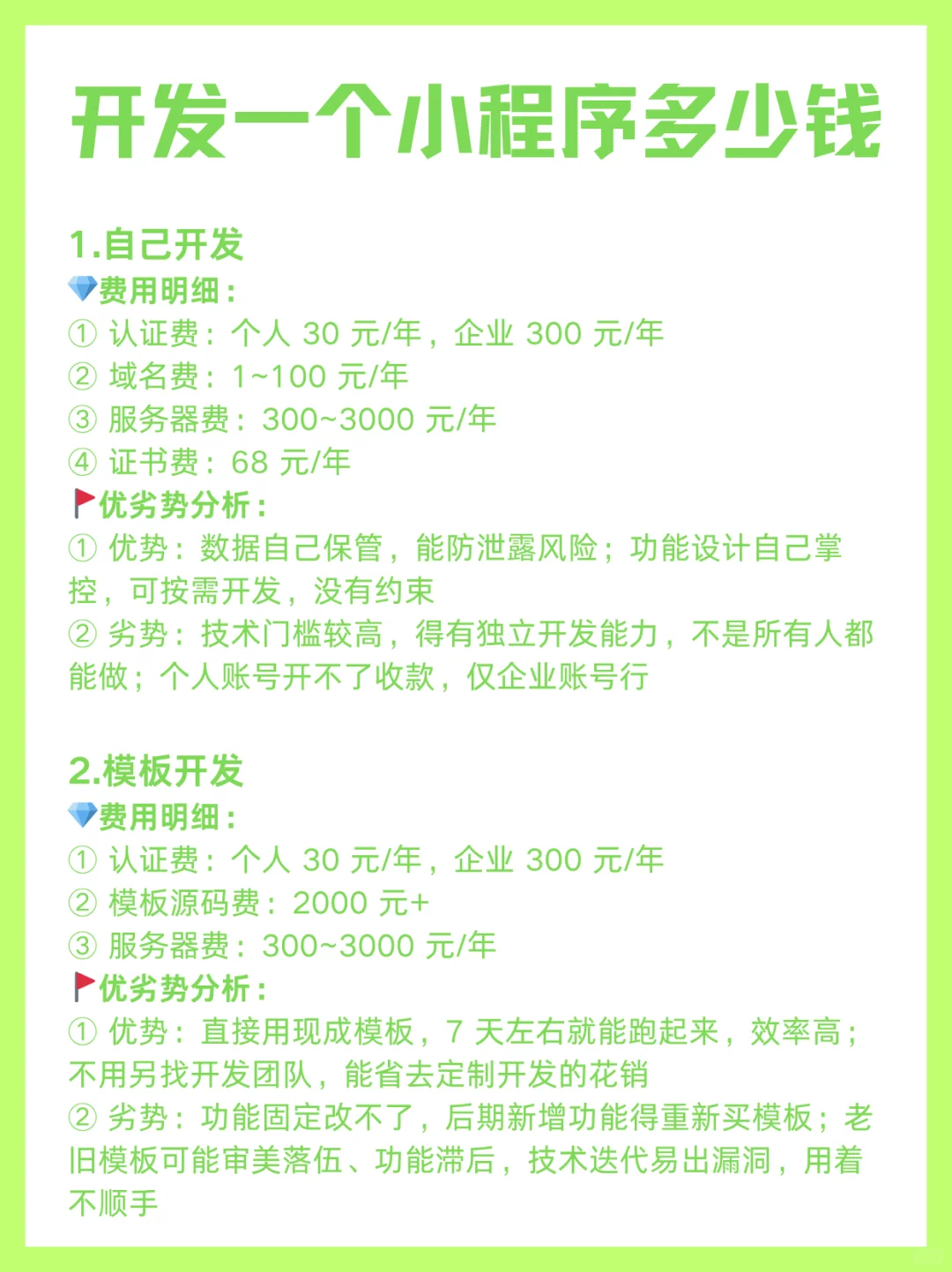 开发一个小程序多少钱?小程序制作开发费用