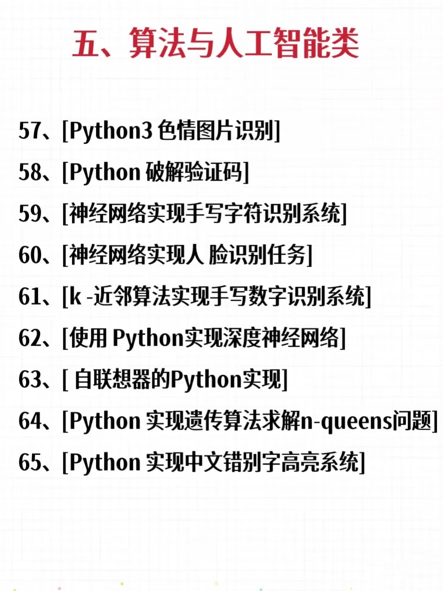 Python102个实战项目，附源码拿走即用