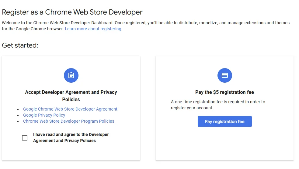 Chrome 插件上架全流程