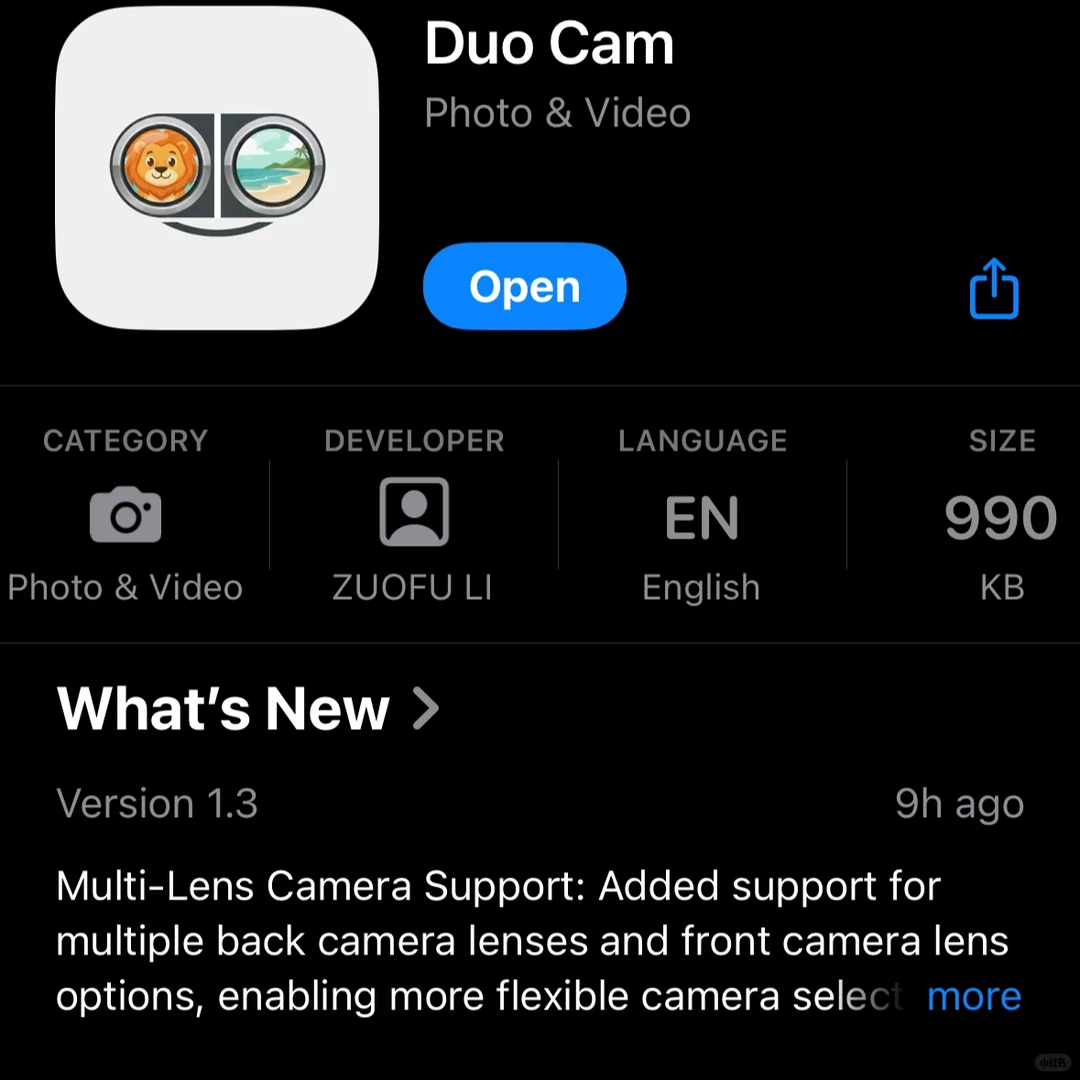 苹果用户冲！这款双摄同拍 App 限免了，我疯