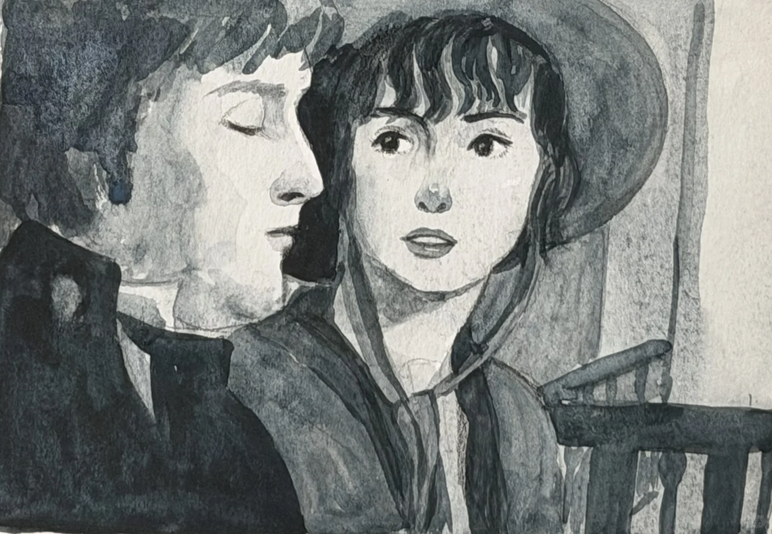 黑白电影速写团练打卡-day18