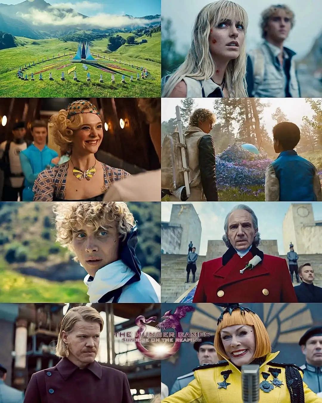 Snow总统的老中青三个形态，第50届饥饿游戏