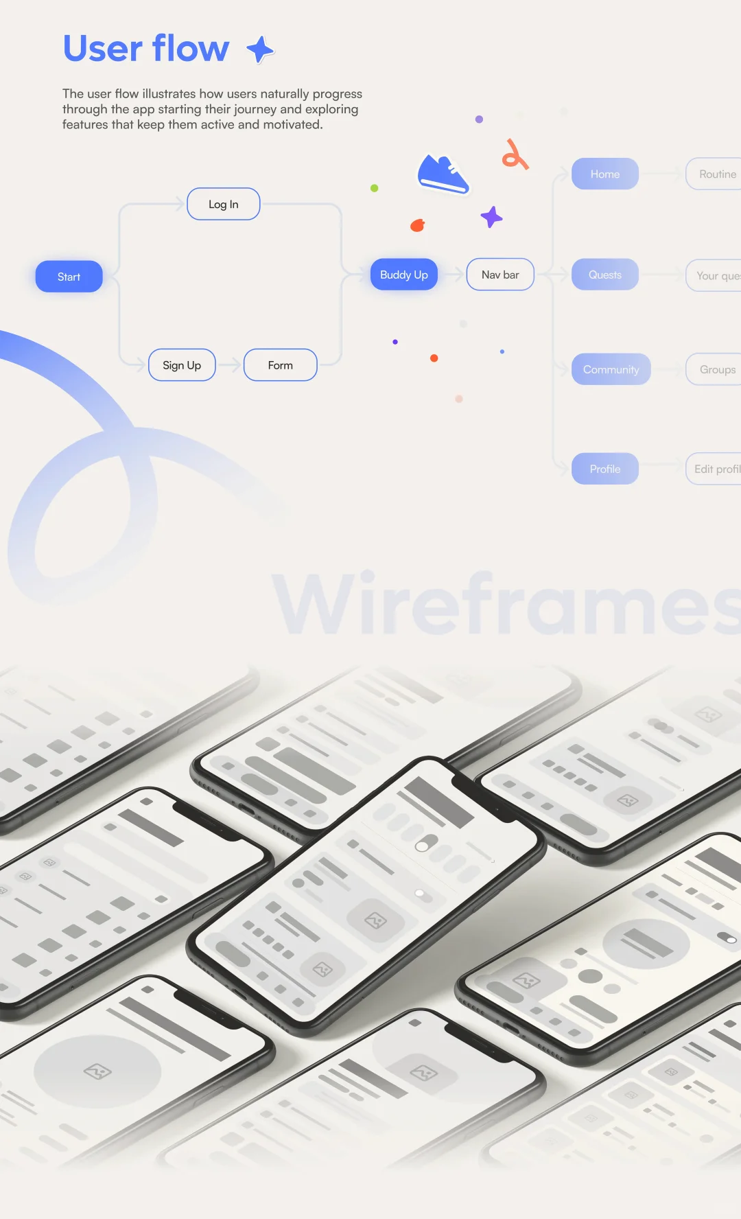 👍🏻这款健身APP的UI风格好出彩~爱了！