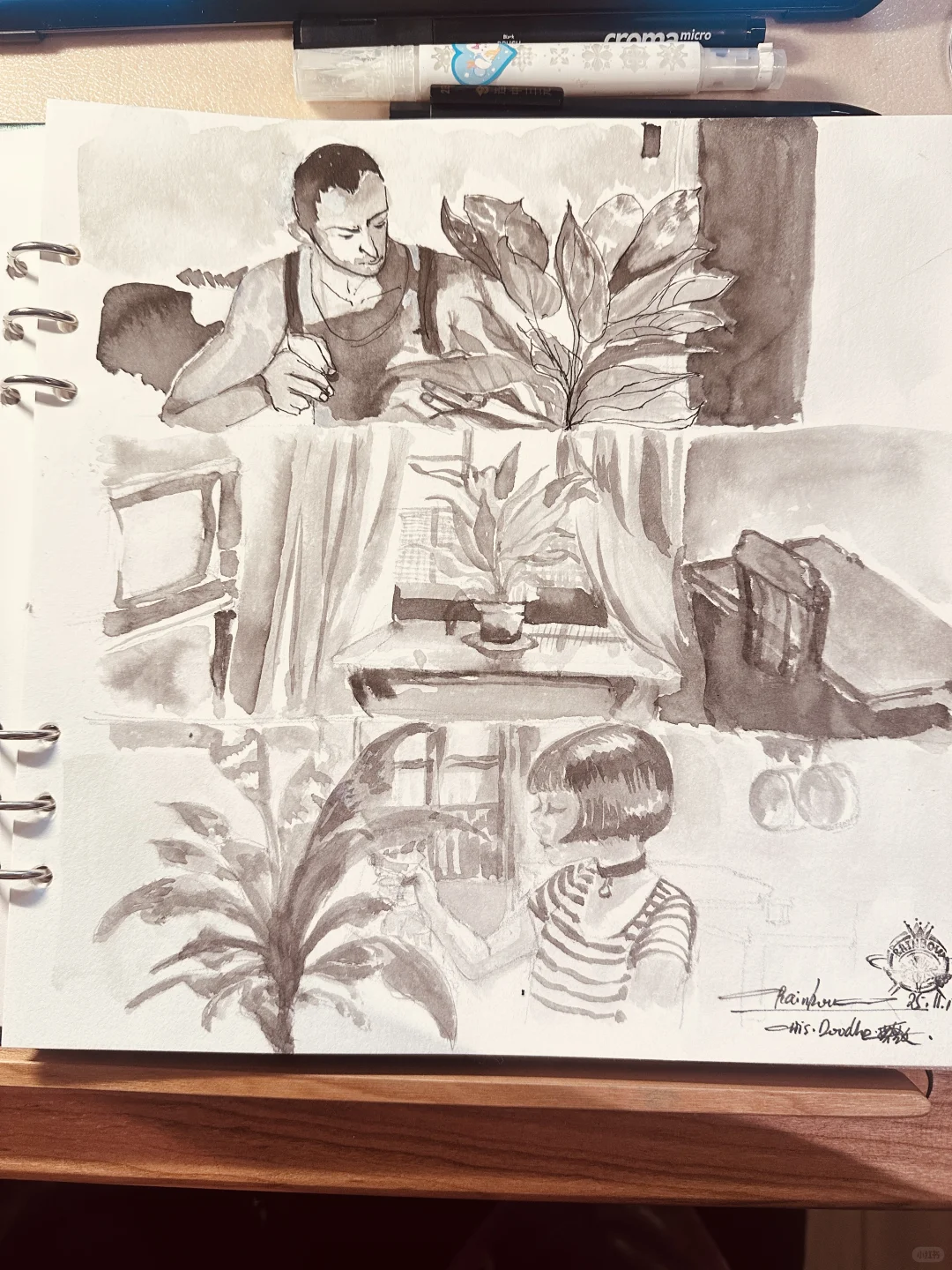 电影🎬《这个杀手不太冷》插画绘画5