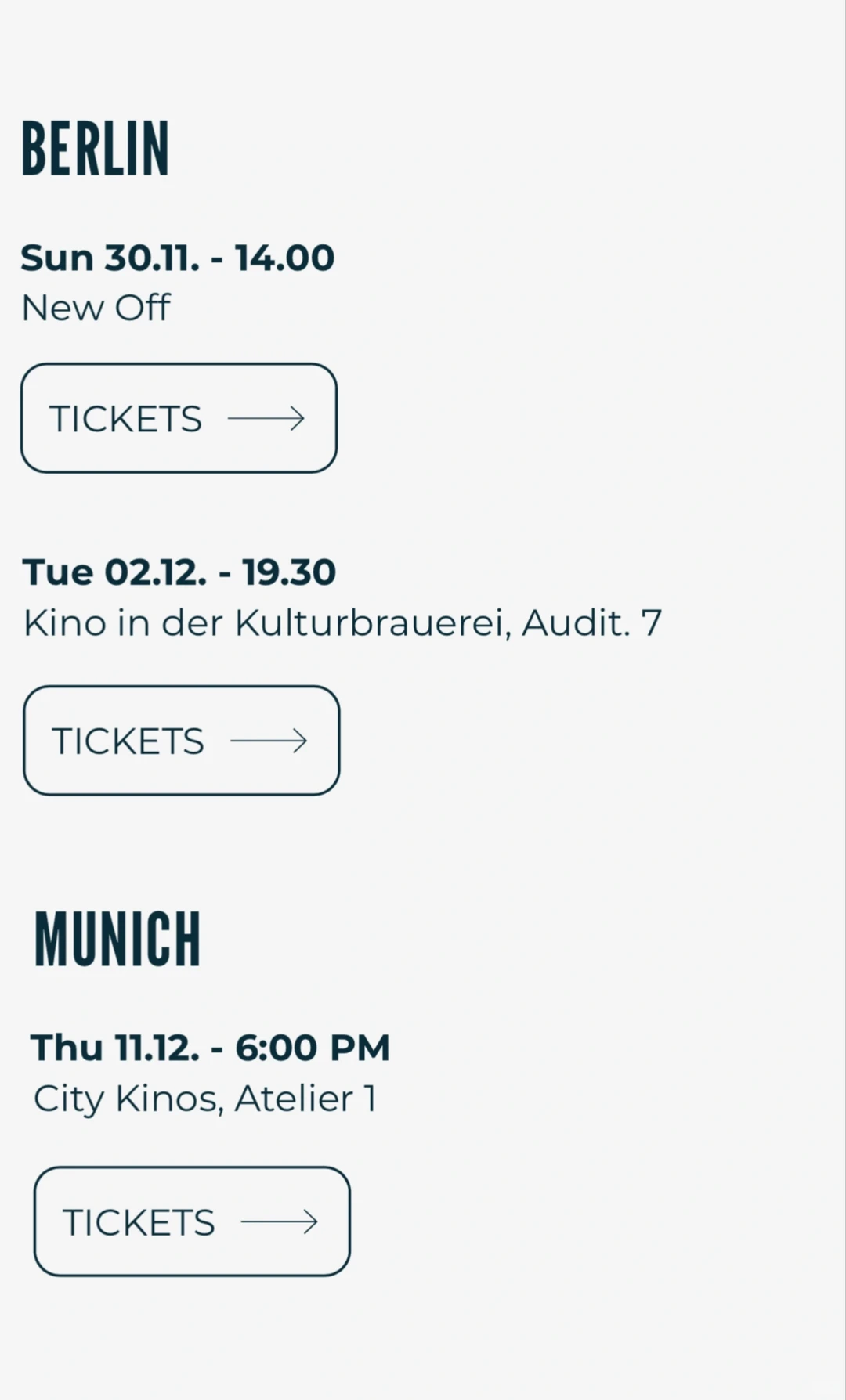 毕赣易烊千玺《狂野时代》德国巡回放映来啦！