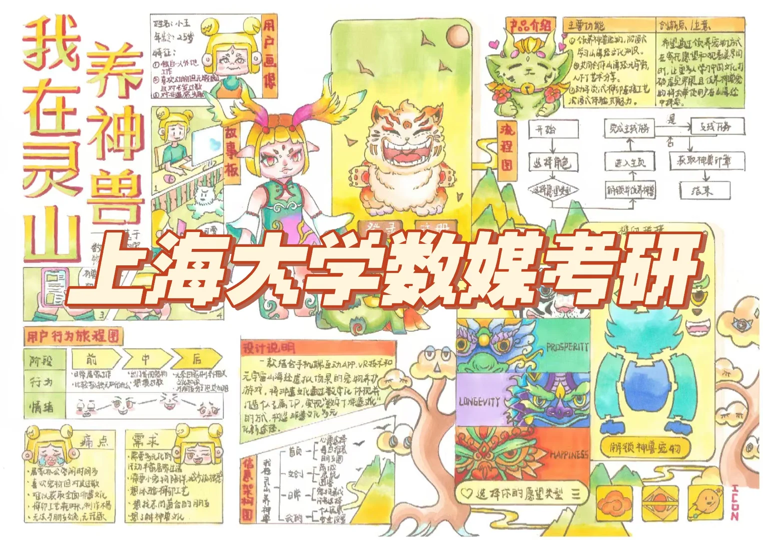 主题设计｜我在灵山养神兽—App设计