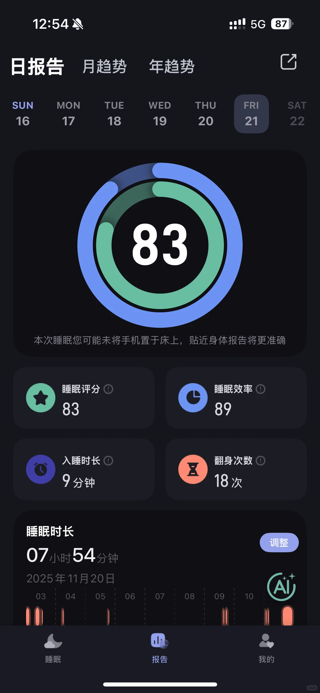 iOS18没手表也能记录睡眠时长