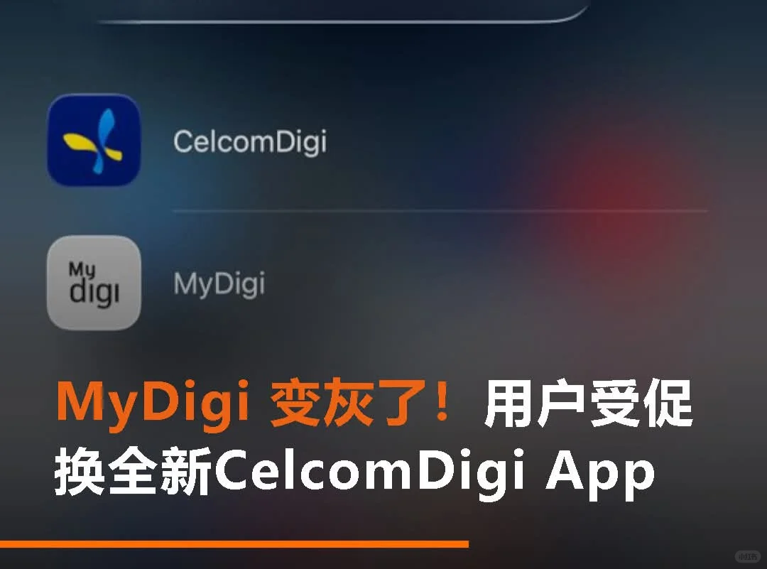 MyDigi App 变灰色了