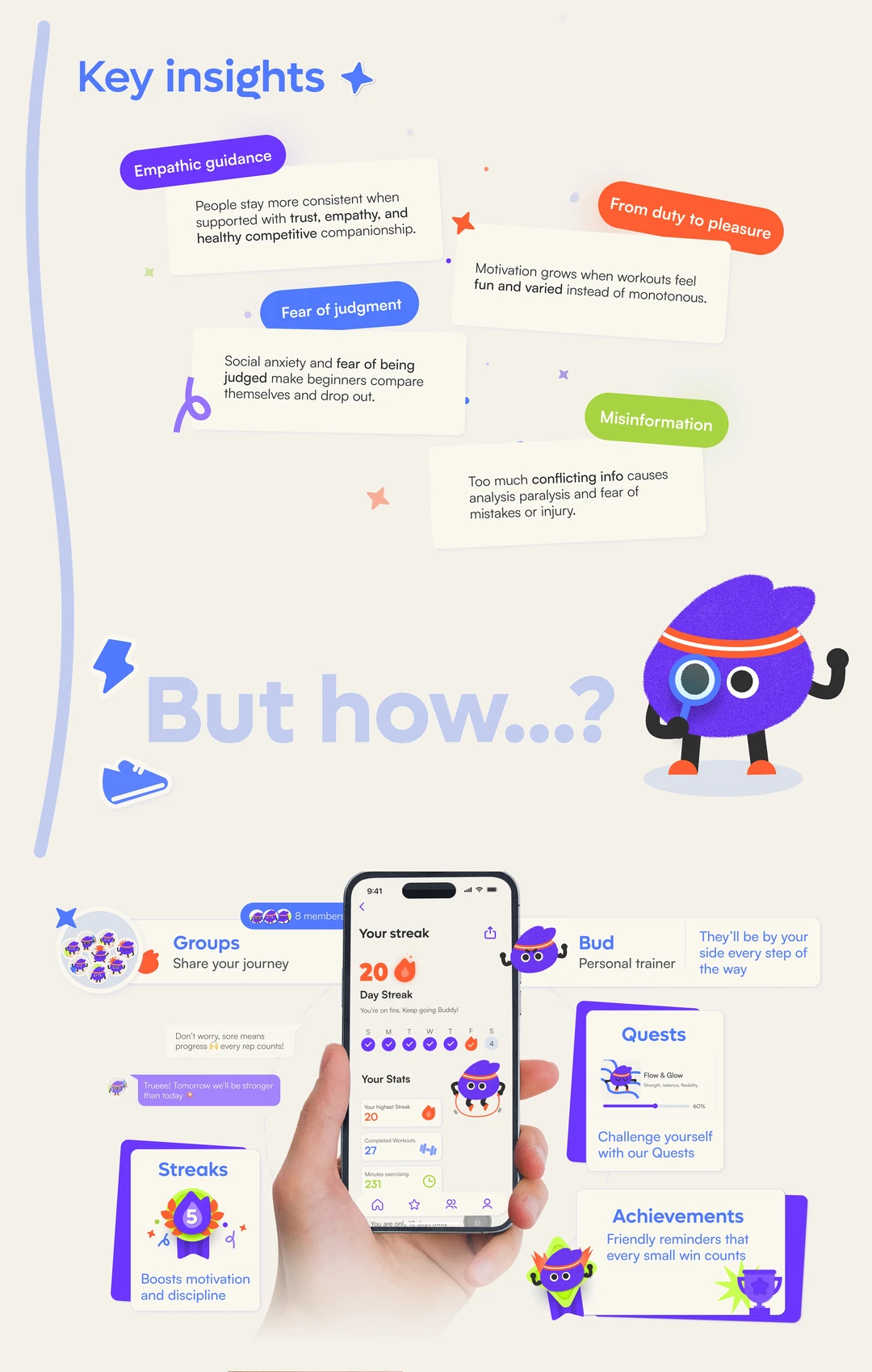 👍🏻这款健身APP的UI风格好出彩~爱了！